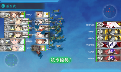 Cマス航空優勢