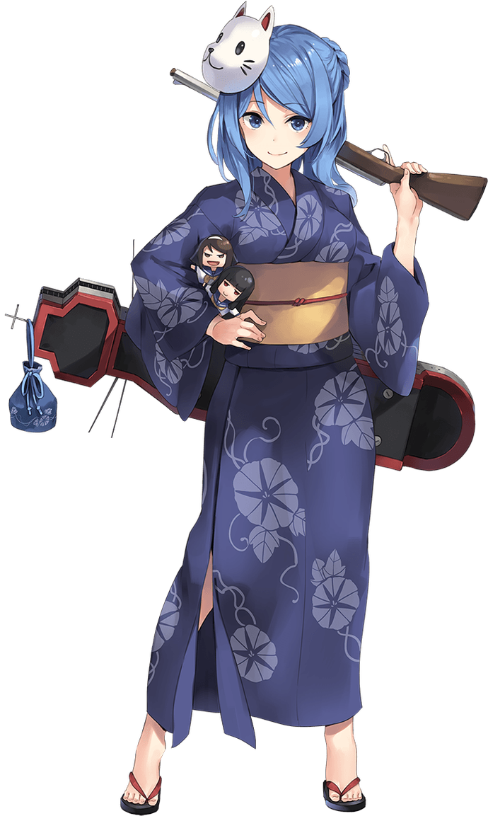 【浴衣】浦風