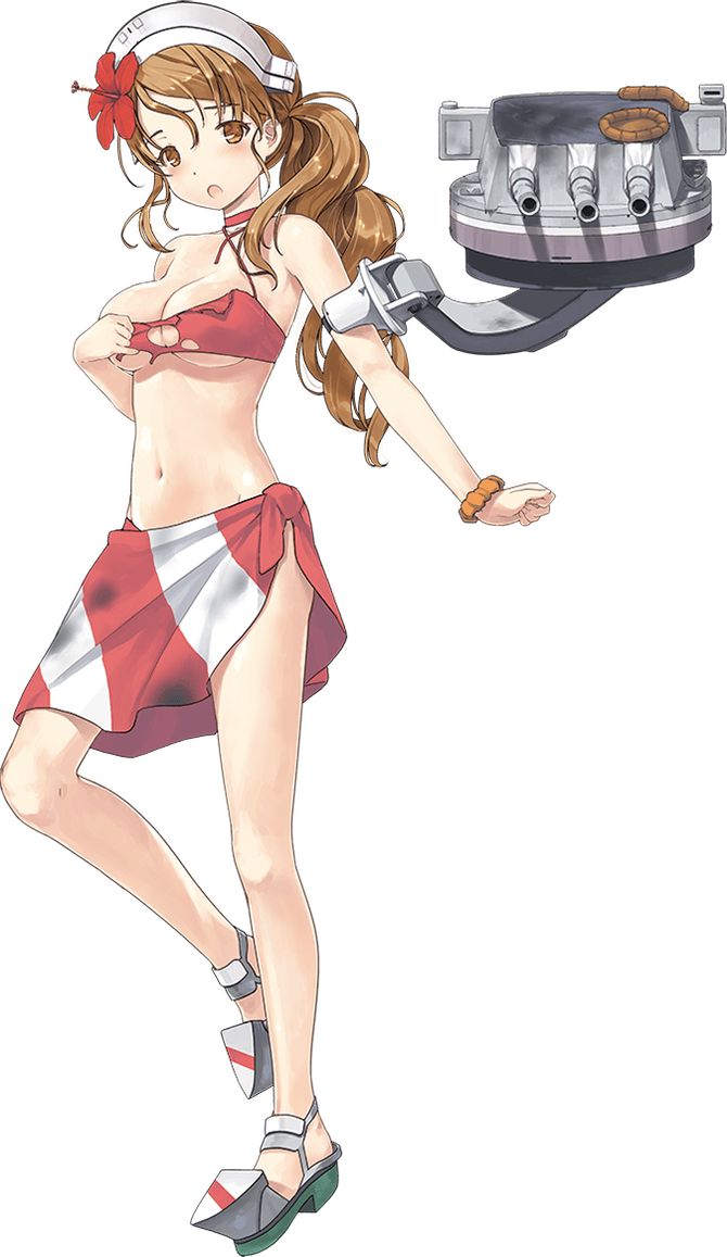 【水着】Littorio中破