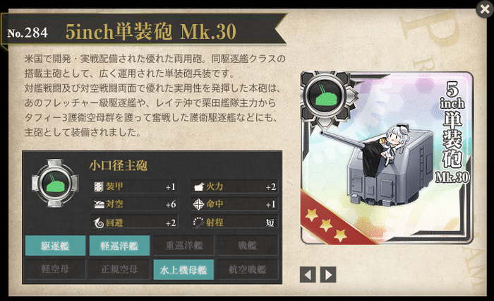 5inch単装砲 Mk.30