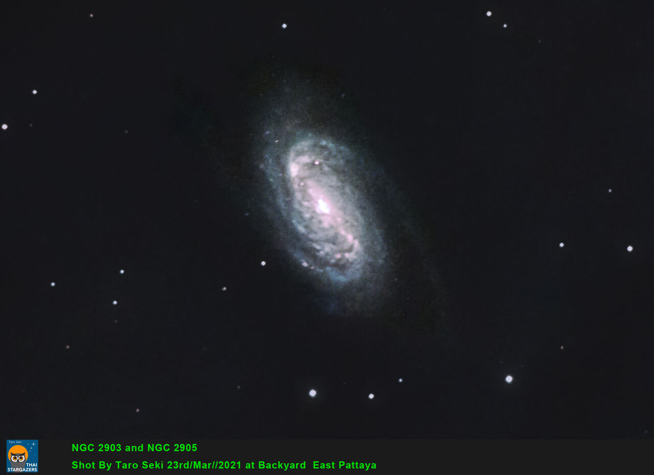 2000mm)Star Burst Galaxy NGC2903 and NGC2905 (スターバースト