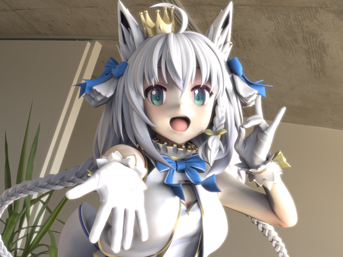 ホロライブのオンラインイベント ホロコミ が5月2日にyoutubeで開催 特別番組のメインmcは 白上フブキ に決定記事ご紹介 等身大フィギュア凄い フィギュア情報