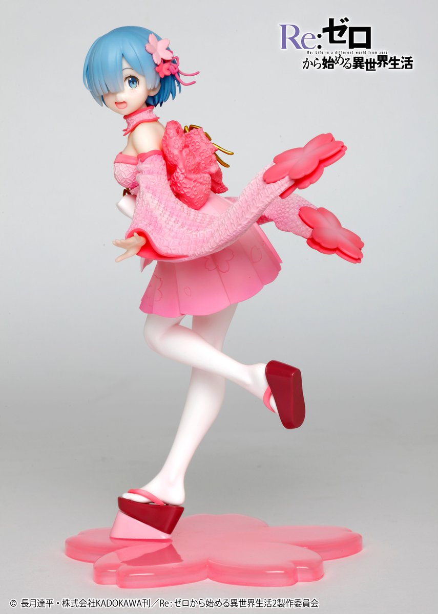 リゼロ レム 桜をイメージした衣装で装いも新たに登場決定 タイトー 21年2月登場予定 フィギュア情報