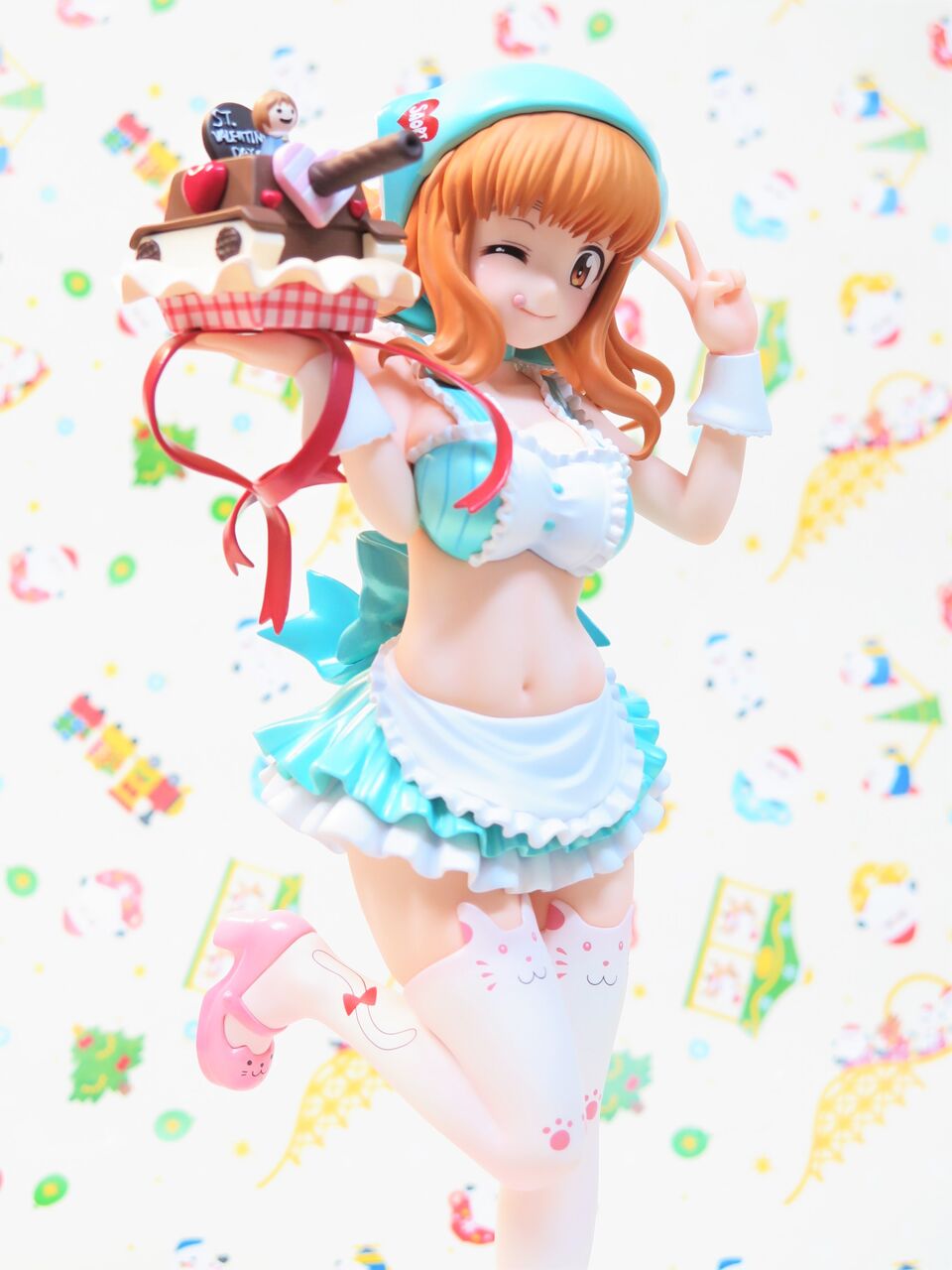 ガルパン 武部 沙織 バレンタインエプロン フィギュア Wave レビュー フィギュア情報 ガルパン 武部 沙織 バレンタインエプロン フィギュア Wave レビュー フィギュア情報