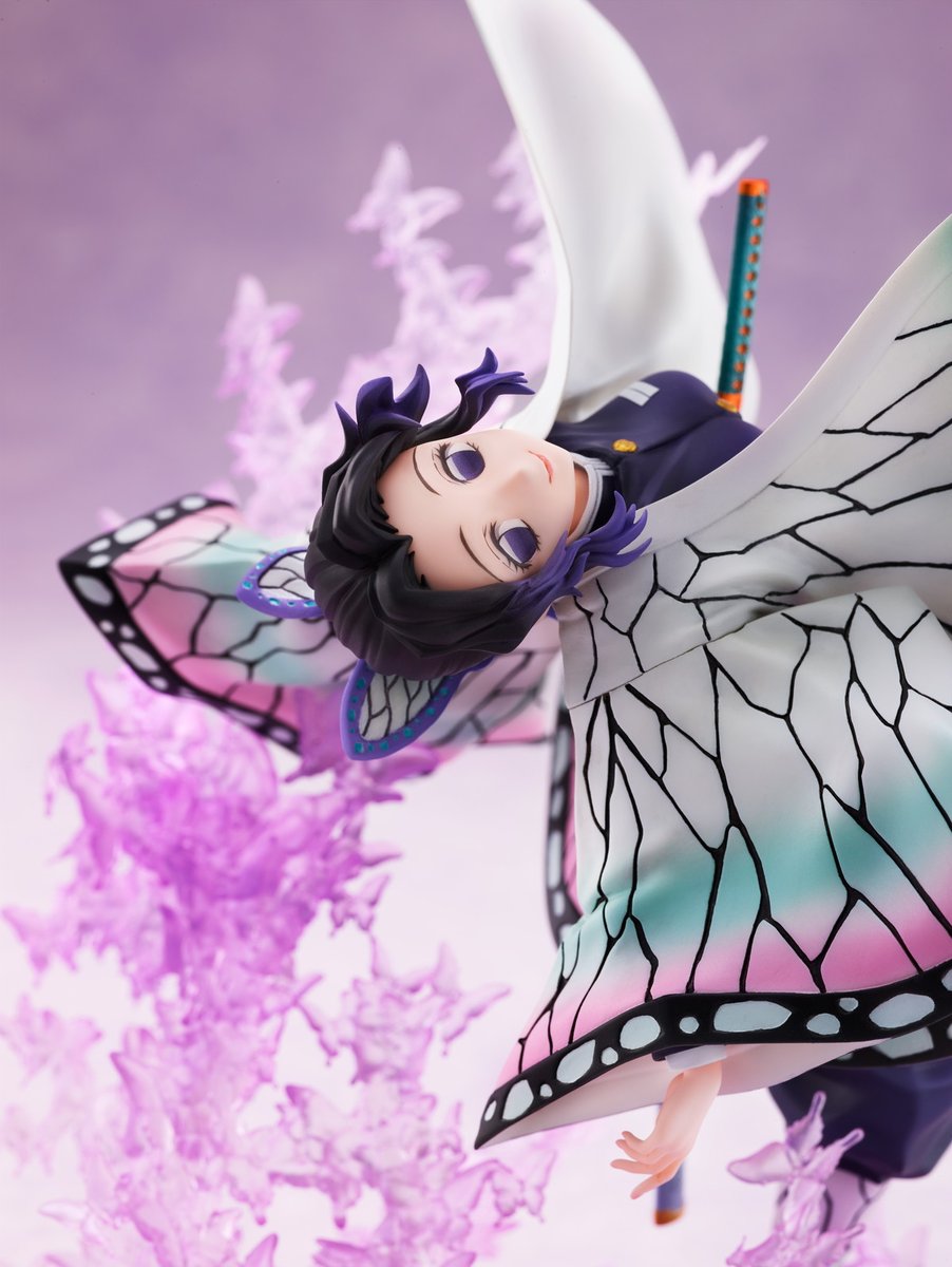 鬼滅の刃 胡蝶しのぶ 1 8フィギュア アニプラ 美しい微笑みや重力を感じさせないポージング 幻想的な蝶のエフェクト フィギュア情報 鬼滅の刃 胡蝶しのぶ 1 8フィギュア アニプラ 美しい微笑みや重力を感じさせないポージング 幻想的な蝶のエフェクト フィギュア情報