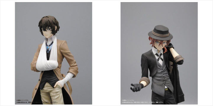 文豪ストレイドッグス 太宰治 と 中原中也 が1 8サイズのフィギュアになって登場 バンダイ フィギュア情報 文豪ストレイドッグス 太宰治 と 中原中也 が1 8サイズのフィギュアになって登場 バンダイ フィギュア情報
