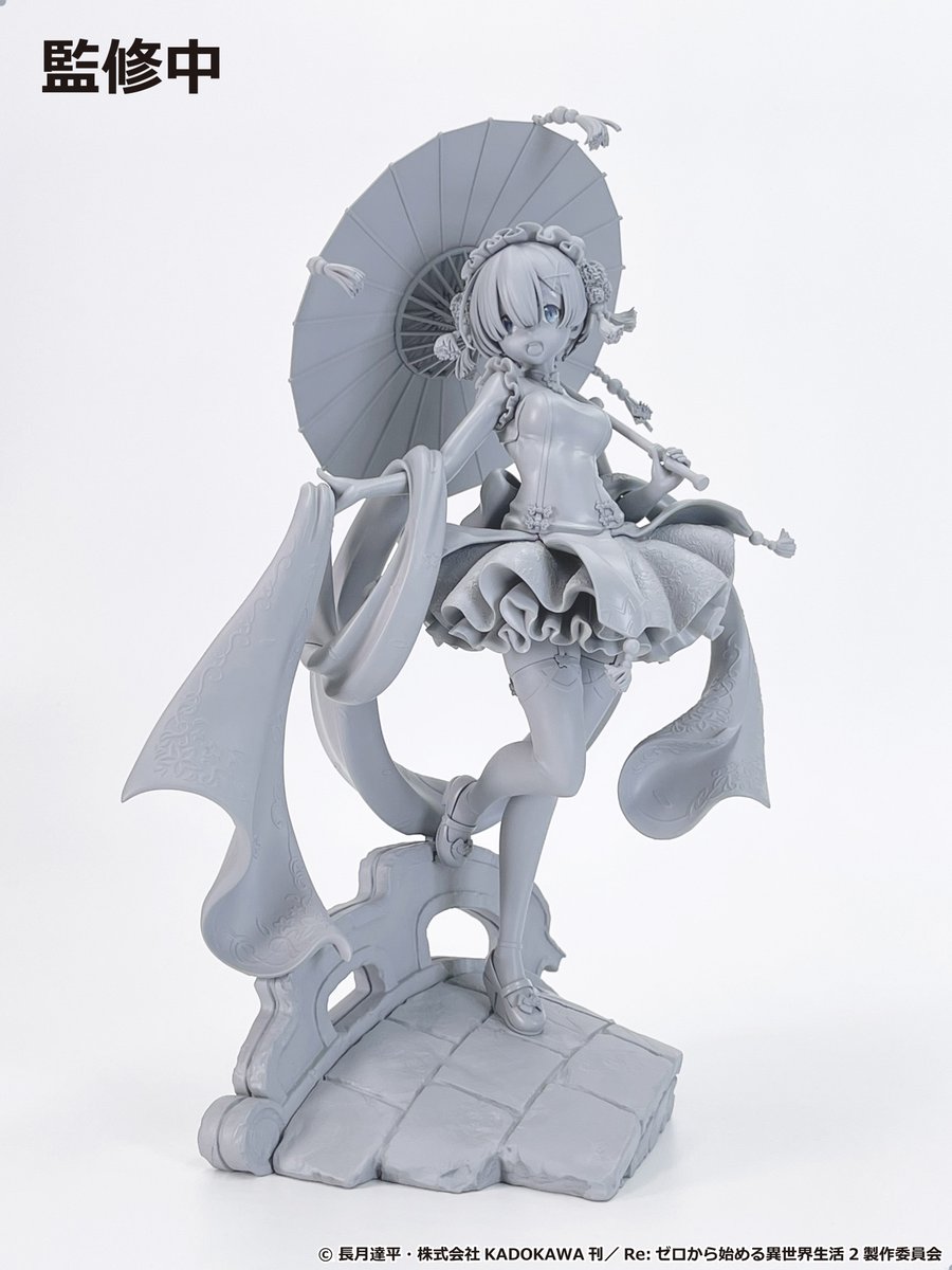 リゼロ レム Qilolita 1 7スケールフィギュア 原型画像公開 Bebox フィギュア情報