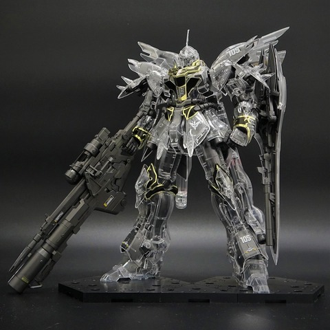 MG 1/100 ガンダムベース限定 シナンジュ[メカニカルクリア]」発売中
