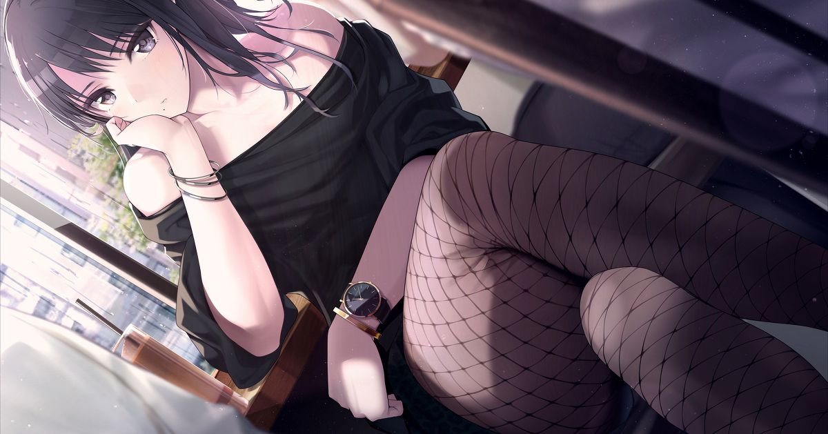 イラスト 脚に色気を纏う 網タイツのイラスト 特集 ご紹介 フィギュア情報 イラスト 脚に色気を纏う 網タイツのイラスト 特集 ご紹介 フィギュア情報