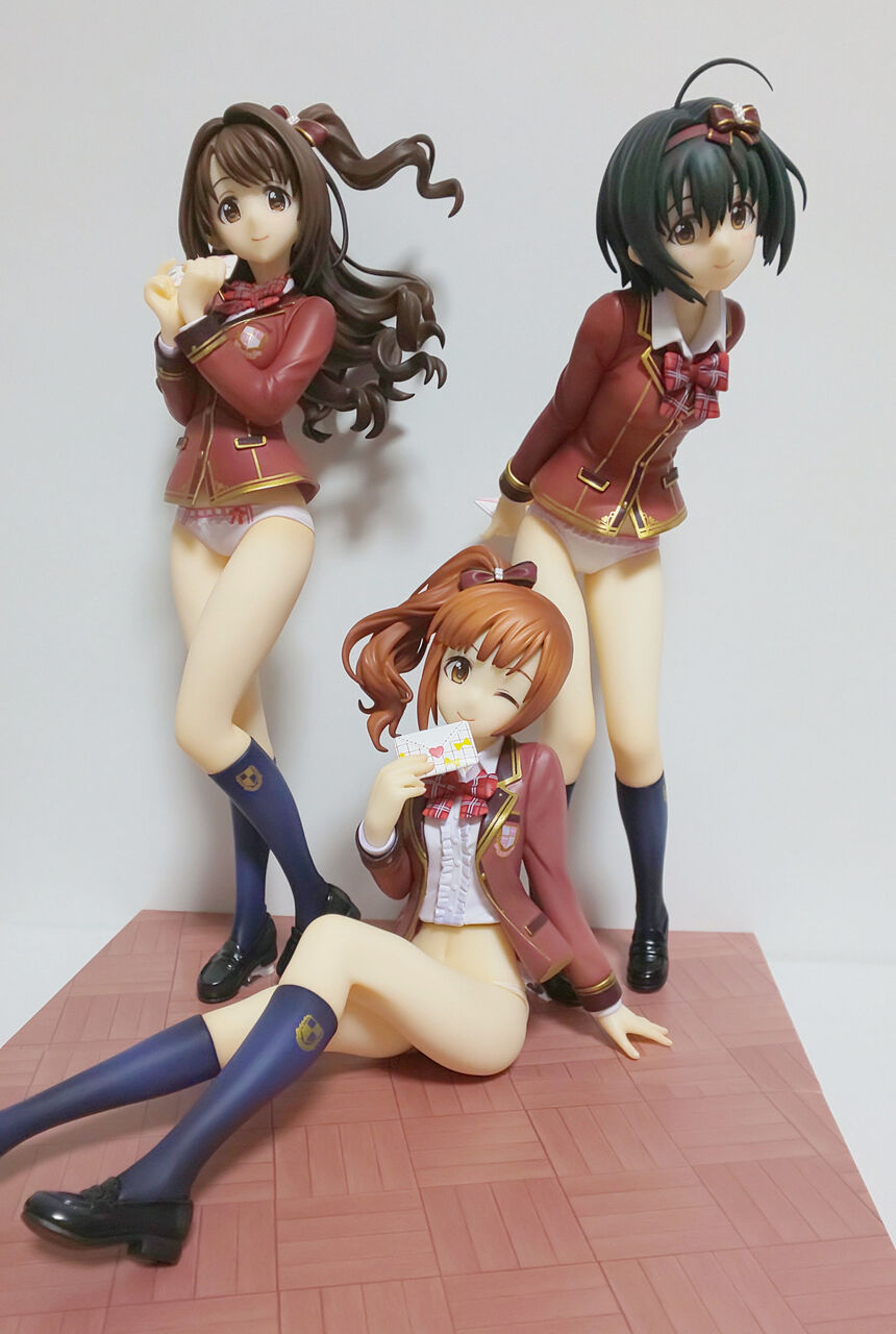 島村卯月 小日向美穂 五十嵐響子 ラブレターver フィギュア デレステ