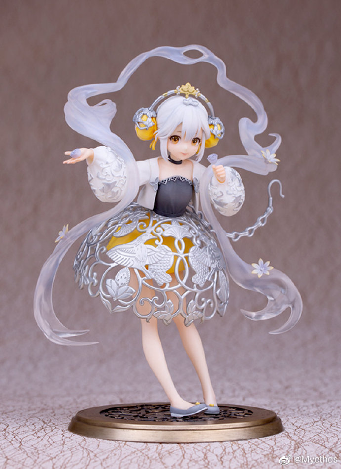 ブドウの花と鳥のパターンシルバーサシェ フィギュア Myethos 彩色原型画像公開 フィギュア情報