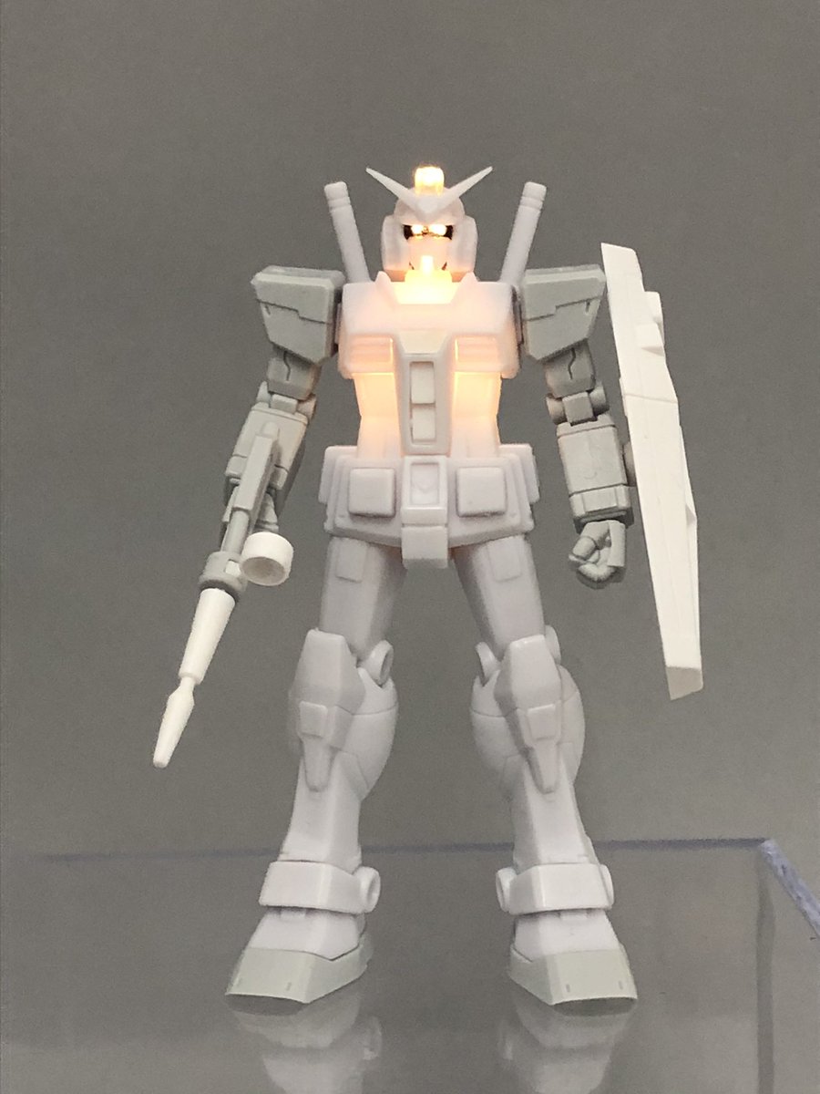 ガシャポン ルミナスガンダム Wガンダム塗装が無いと光がめっちゃ透ける ガシャポン戦士13弾試作品 フィギュア情報