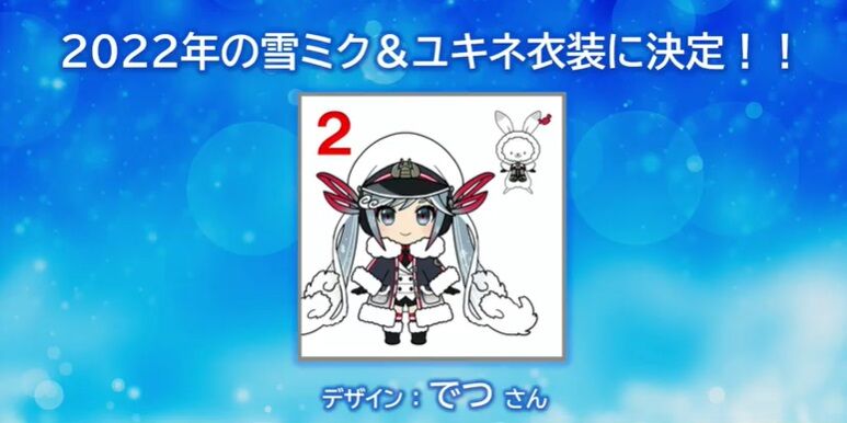 ピアプロ公式コラボ 22年ねんどろいど雪ミク ラビット ユキネ衣装 結果発表 フィギュア情報