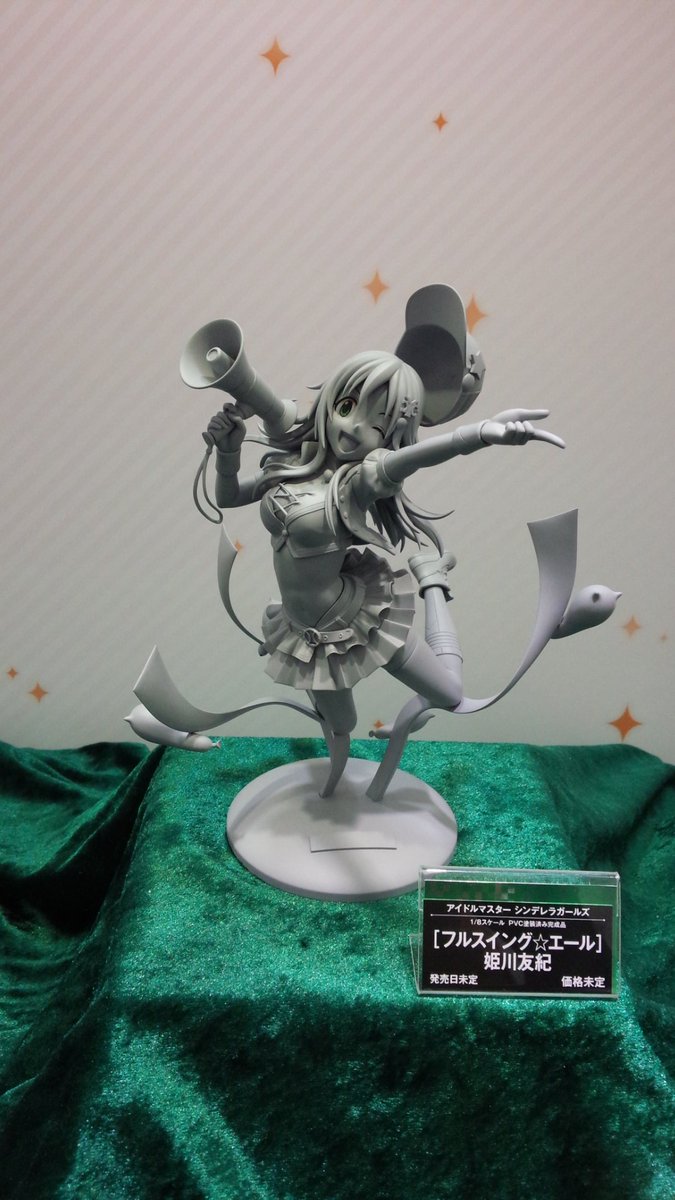 デレマス コトブキヤ フルスイング エール 姫川友紀 フィギュア原型キューポッシュ 高垣楓 など フィギュア情報