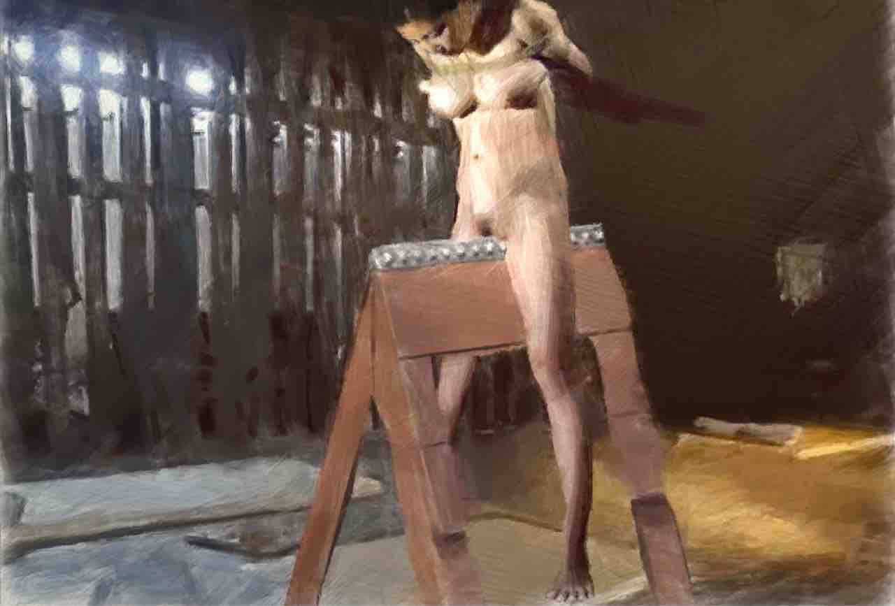 SM火焙り拷問画像 