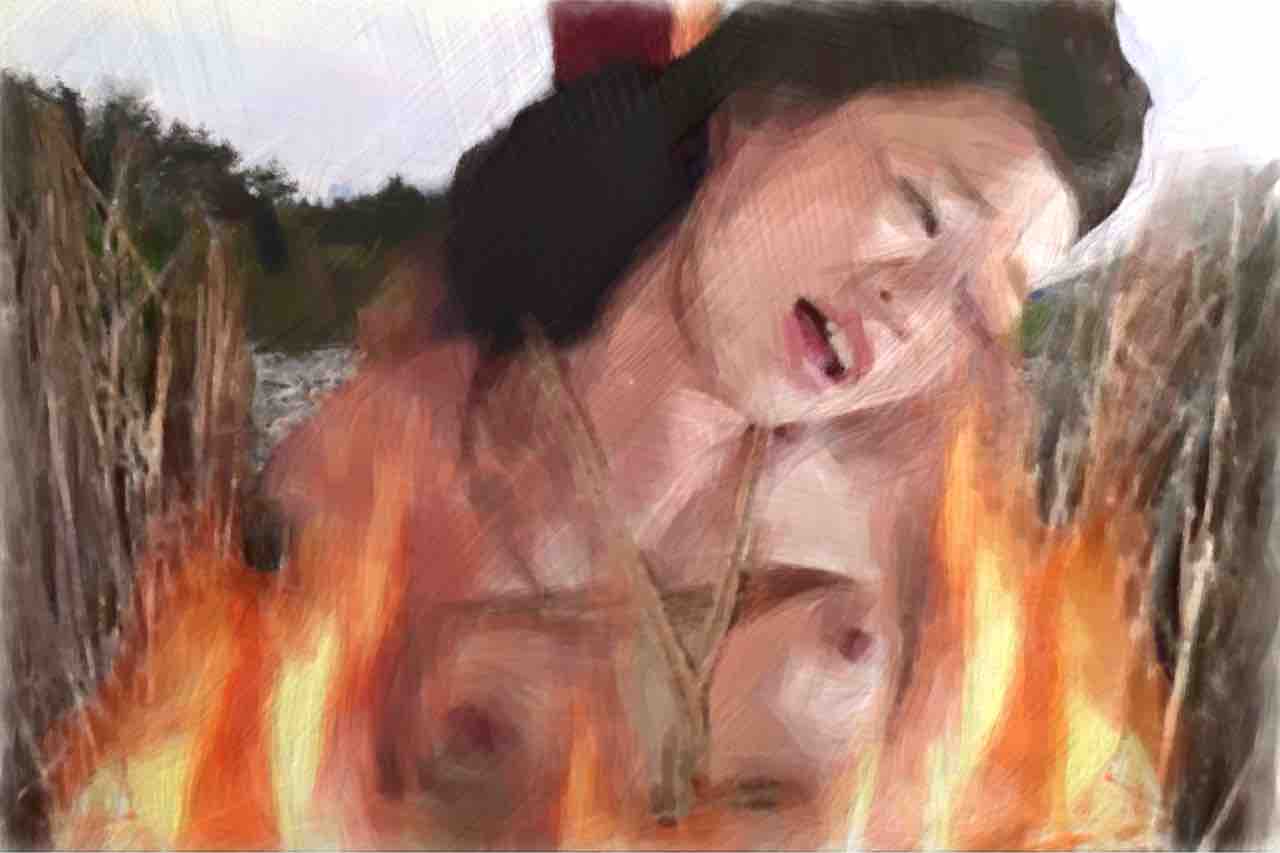 SM火焙り拷問画像 妄想画像室22（ショート話 火焙り） : 妄想鬼畜磔小説