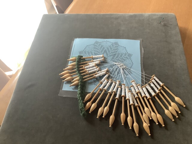 ボビンレース 新しい教室スタート 初日からがっつり教えてもらった あすか倶楽部 セミリタイア主婦の多趣味生活