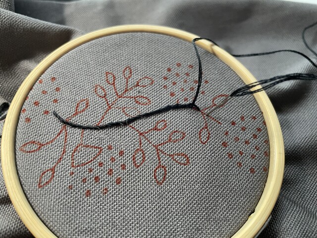 【刺繍】アウトラインステッチのコツを今さら知る : あすか倶楽部～セミリタイア主婦の多趣味生活