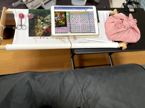 ipad乗せた状態