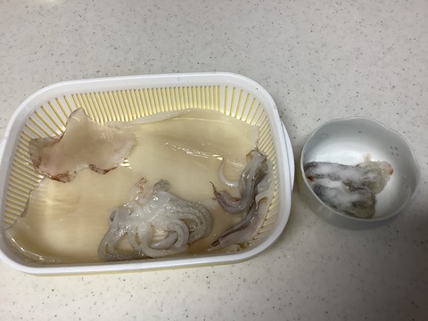 切らずに干す