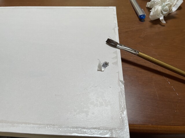 水彩画 水張りテープを剥がして 自力で水張りしてみた あすか倶楽部 セミリタイア主婦の多趣味生活