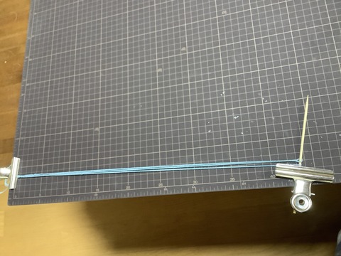 目玉クリップでがっちりとめる