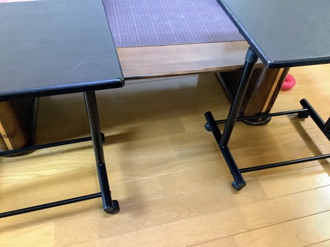 テーブルを離す