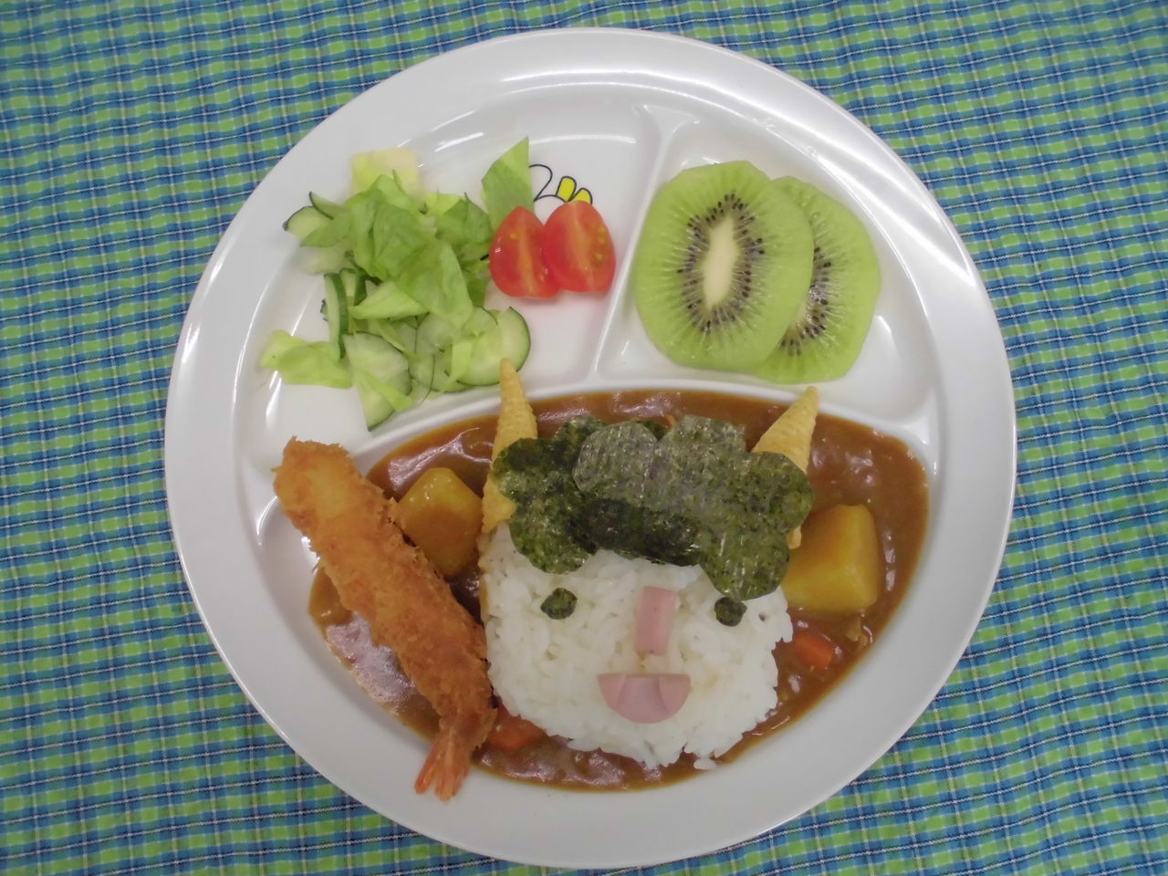 給食メニュー 節分鬼カレー あすなろ保育園の先生ブログ 給食メニュー 節分鬼カレー あすなろ保育園の先生ブログ