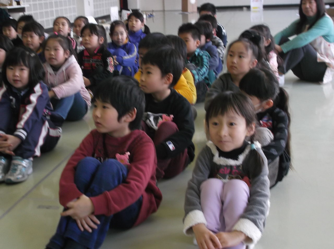 大畑小学校一年生との交流学習会 あすなろ保育園の先生ブログ