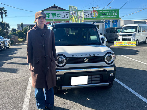 ハスラー　HYBRID X　納車　カーフレッツ熊本店