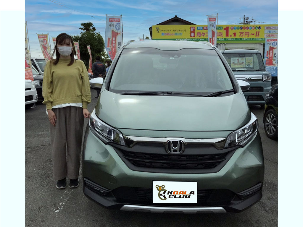 フリード Crosstar Honda Sensing 納車 オートトレーディング クルー納車ブログ