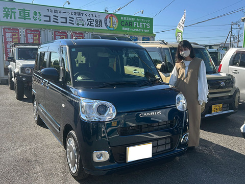 ムーヴキャンバス　セオリーG　納車　カーフレッツ熊本店
