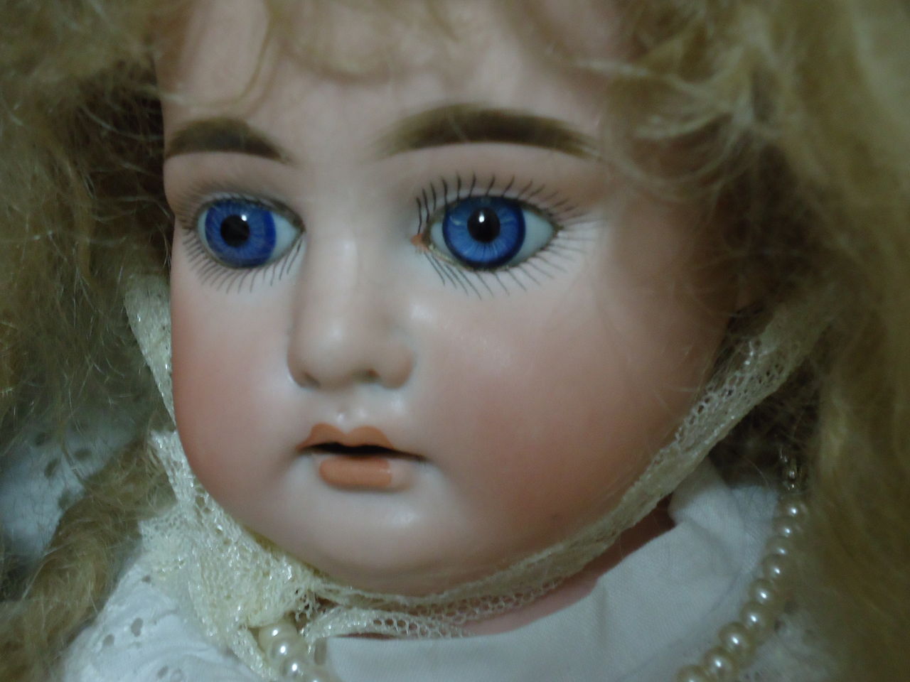 アンティーク ビスクドール アーモンド マルセル 370 ヘッドに損傷有