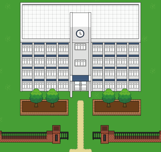 学校マップチップ素材 するめを食べながら