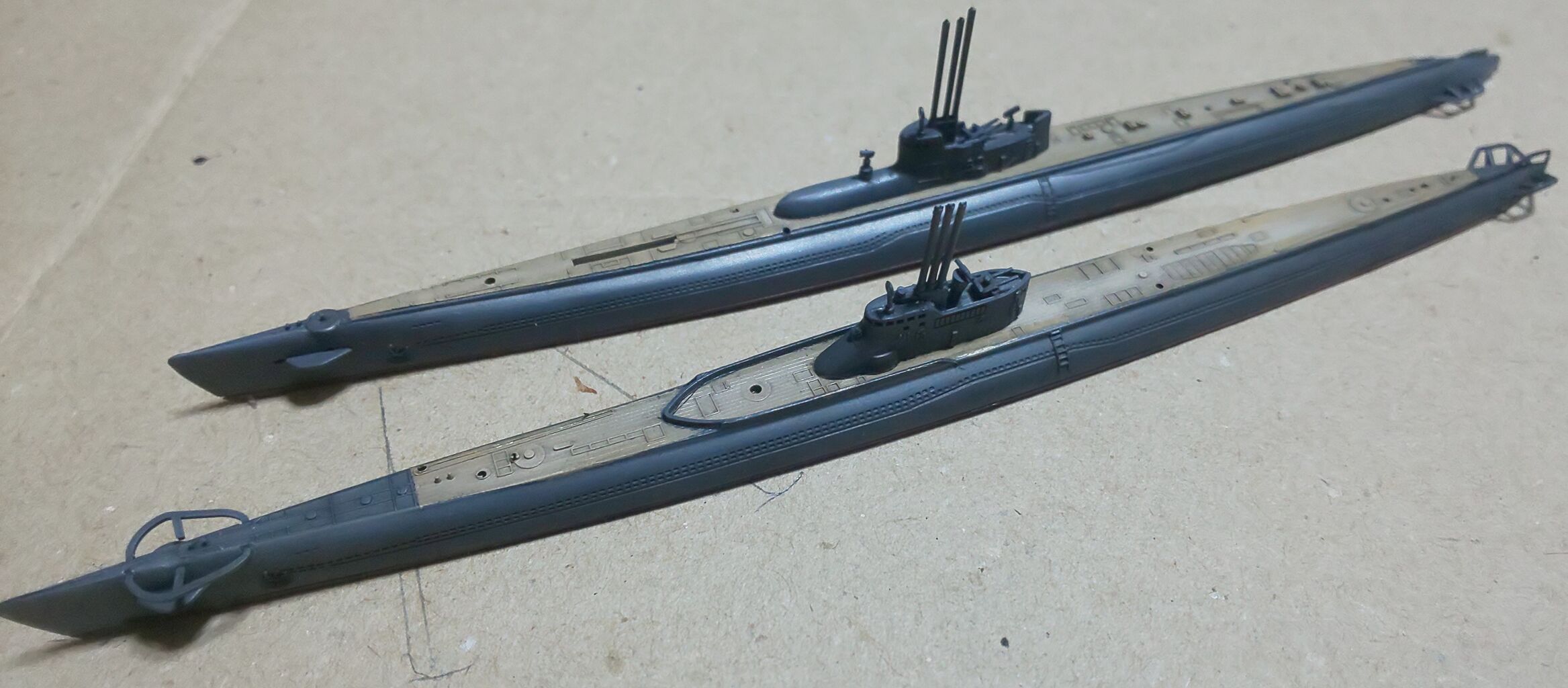 1/700伊-16・伊-58日本潜水艦製作その2 : kail9's modeling room