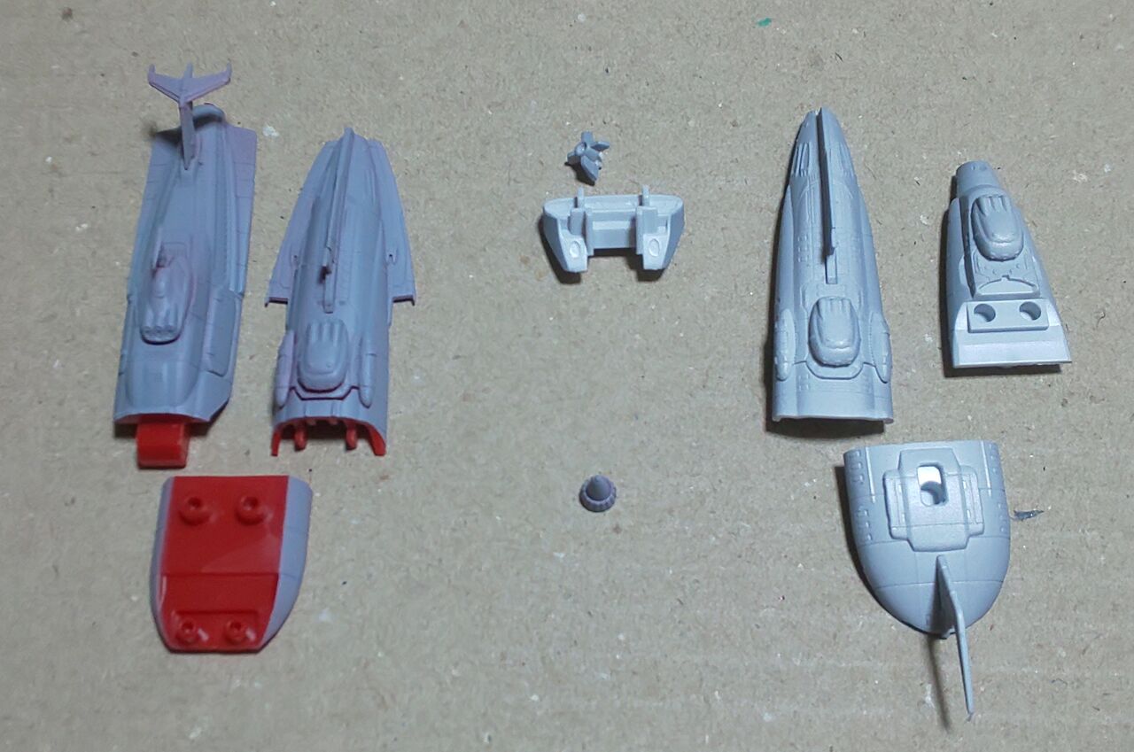 宇宙戦艦ヤマト メカコレ キリシマ製作その2 : kail9's modeling room