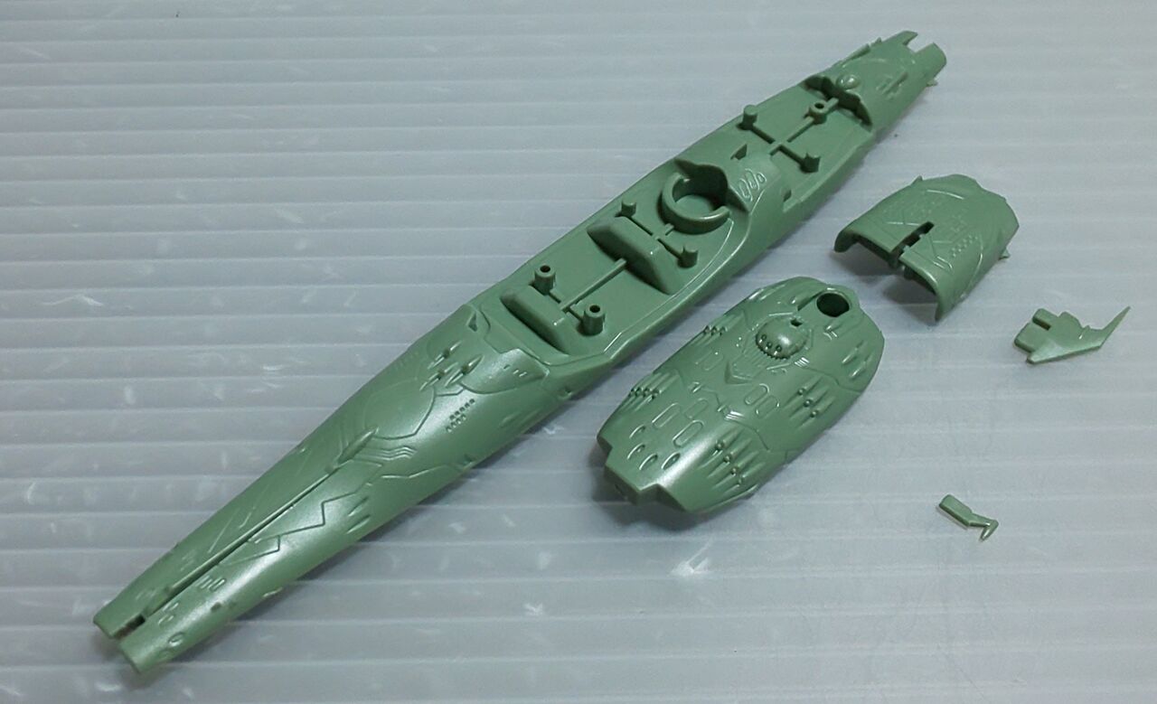 宇宙戦艦ヤマト メカコレ ガイデロール級航宙戦艦 : kail9's modeling room