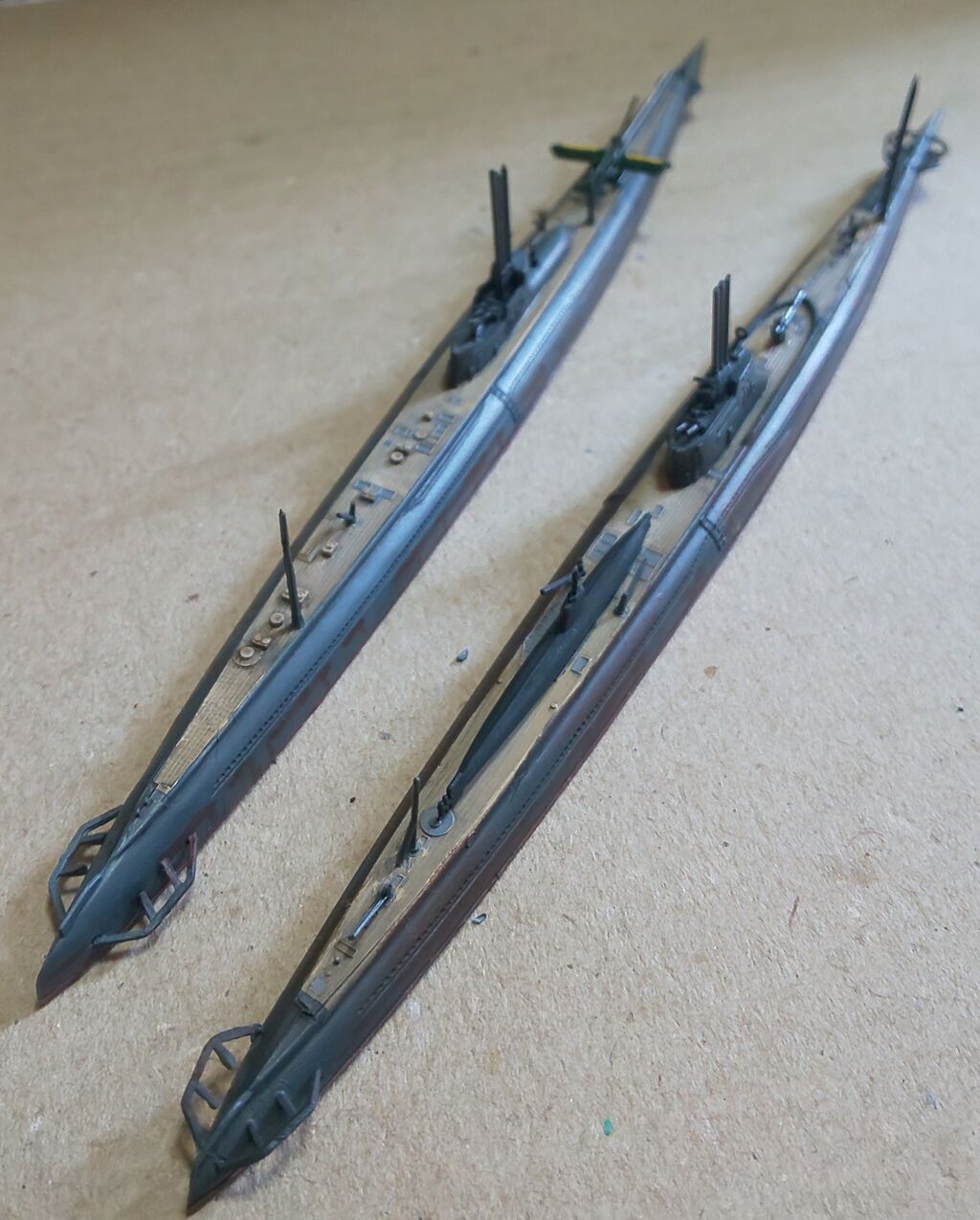 1/700伊-16・伊-58日本潜水艦製作その2 : kail9's modeling room