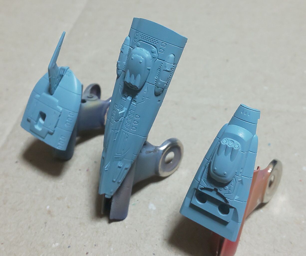 宇宙戦艦ヤマト メカコレ キリシマ製作その2 : kail9's modeling room