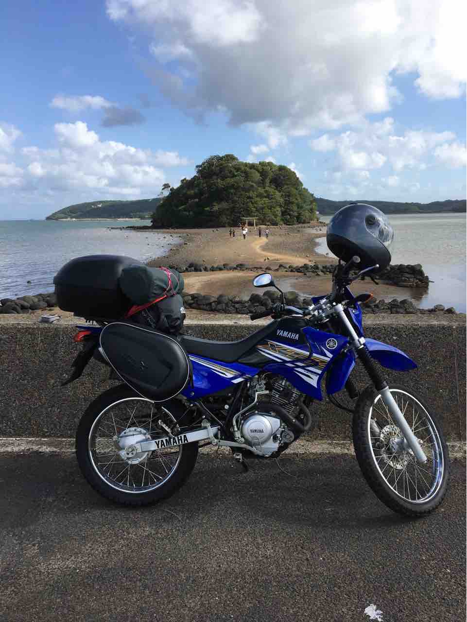 バイクで離島をまわる旅 福岡県能古島 バイクで離島をまわる旅