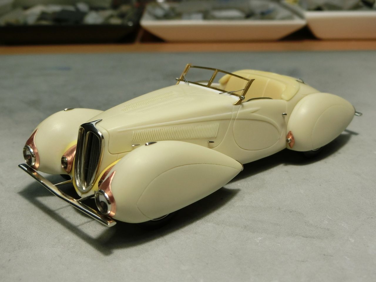 ドライエ135M 仮組み画像 : 車模型工房 アトリエ243