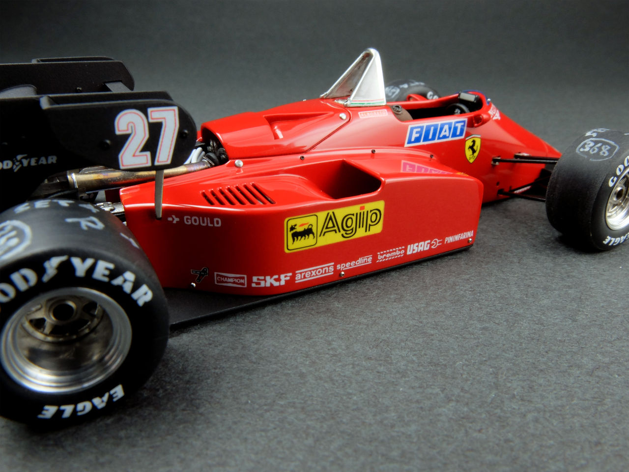 1/43 Ferrari 126C4-M2 G.P.Europa 1984 : 車模型工房 アトリエ243