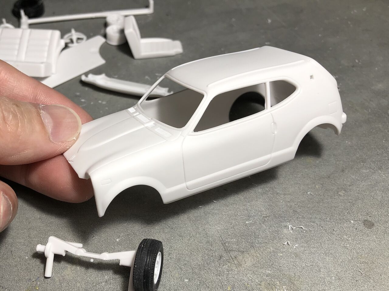 1/32 ホンダZを作り始めちゃいました・・・。 : 車模型工房