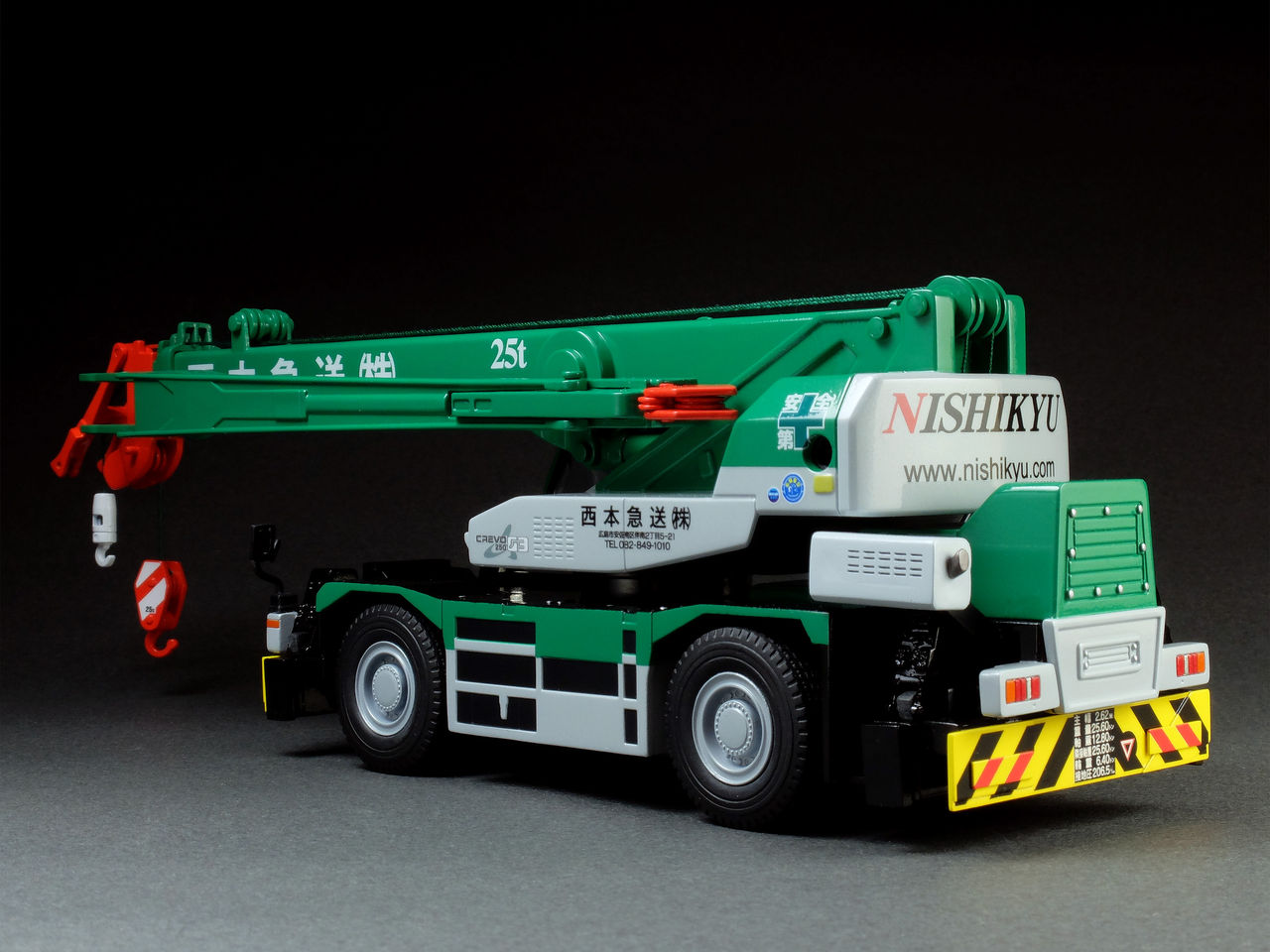 未使用品　TADANO CREVO250 G3 αスケールモデル(クレーン車) Yahoo!オークション - タダノ クレーン 模型 CREVO250 G3 S＝1