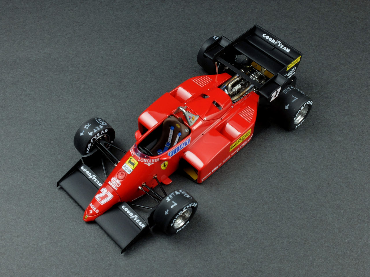 1/43 Ferrari 126C4-M2 G.P.Europa 1984 : 車模型工房 アトリエ243