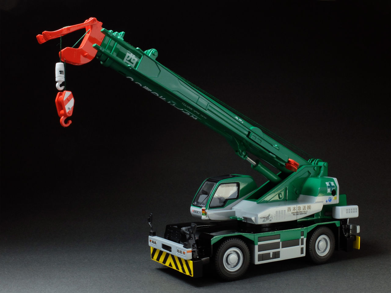 1/50 TADANO CREVO250 G3(西本急送様仕様) : 車模型工房 1/50 TADANO CREVO250 G3(西本急送様仕様) : 車模型工房