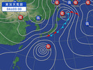 天気図(20141004)朝