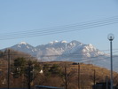 八ヶ岳(20150317)長坂駅前ロータリ