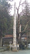 諏訪大社(20140406)本宮一之御柱