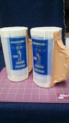 サンドブラスト作業中(ビールジョッキ)700ml「マスク」